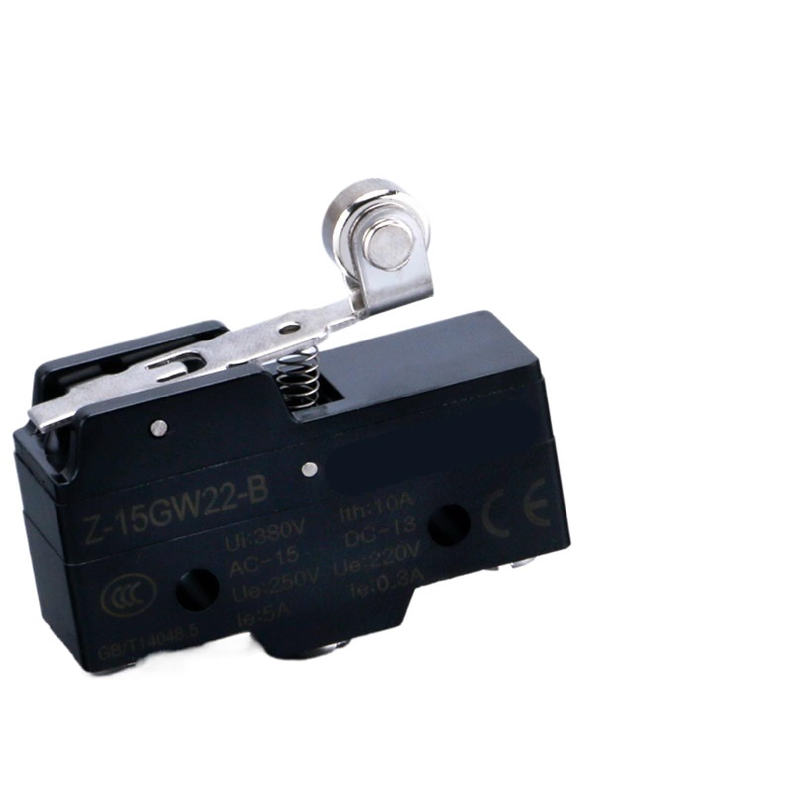 microinterruttore, Microinterruttore Z-15GW Mini interruttore di finecorsa 15A 250VAC 1NC 1NO Leva ad arco a rullo Microinterruttori a pressione a scatto Z-15GQ(Z-15GB-Q)