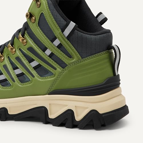 Amazon Essentials Men's Waterproof Hiking Boot, Memory Foam Insole, Dark Grey/Olive - image 6