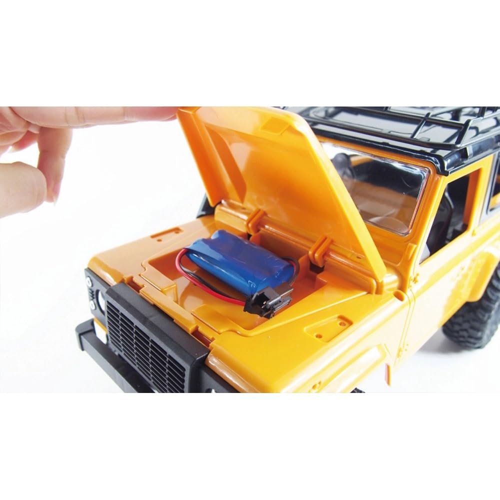 Land Rover Defender D90 RC samochód 4WD zdalnie sterowany samochód z oświetleniem LED, metalowa skrzynia biegów, pojazd offroad, czas jazdy 30 min, zdalnie sterowany od 8 lat