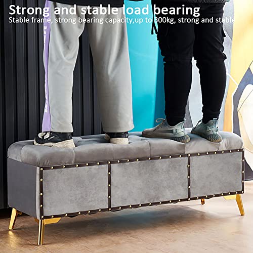 Banc à Chaussures Vert en Velours pour Entrée Étroite et Confortable