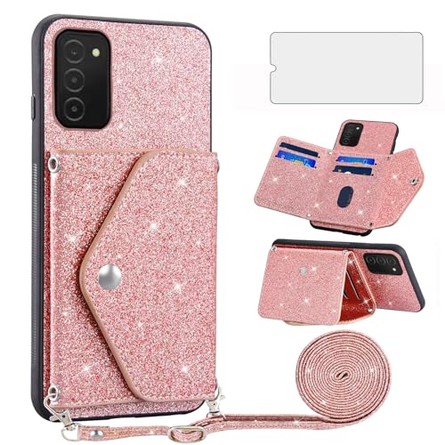 Coque A03S Asuwish GLTSJB protection silicone rigide or rose