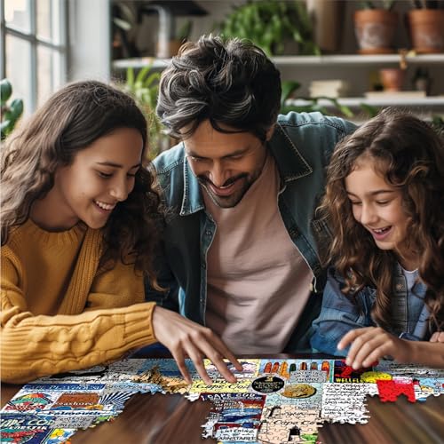 White Mountain Puzzles I Love Cape Cod - Rompecabezas de 1000 piezas | Piezas grandes, regalo para adultos y familia, 24"x30" pulgadas, collage miniatura 4