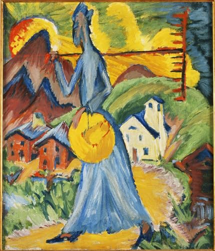 Art mural Kirchner Alpleben triptyque 60x90cm pour décorer un bureau