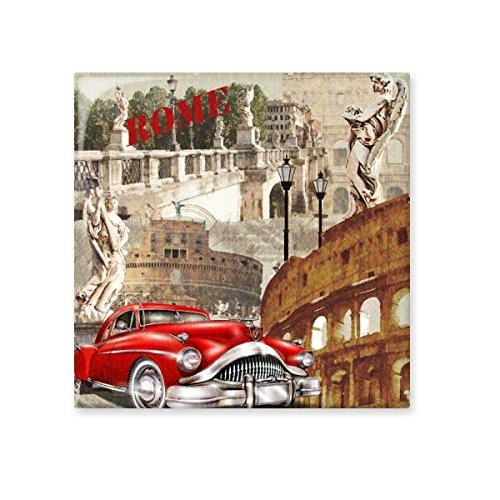 Céramique Rome haut-lieu touristique illustration artistique premium