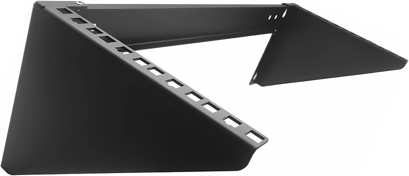 TECHTOO 4U Wall Mount Rack Lightweight Foldable Rack Mount Server Rack Including Assembly Hardware for Patch Panel & 19 inches Networking Equipment