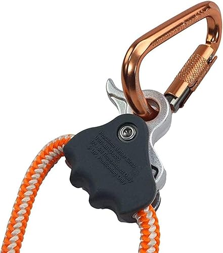 Miniatura 4 de Pelican Rope Cordón de posicionamiento con gancho de aluminio (12 pulgada x 10 pies) - Cuerda de poliéster, cordón ajustable, para protección contra