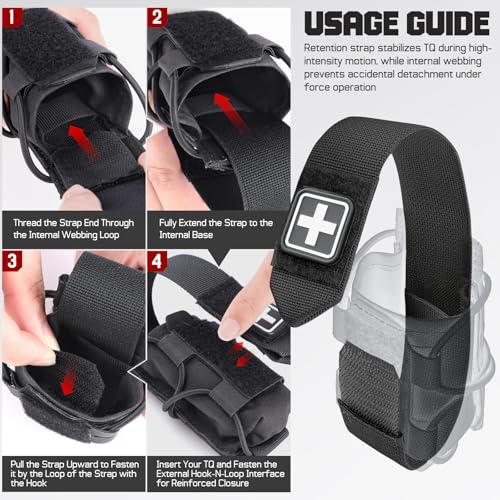WYNEX MOLLE Tourniquet Holder, Tourniquet Pouch Holster for Duty Belt by WYNEX - Used condition - Image 6