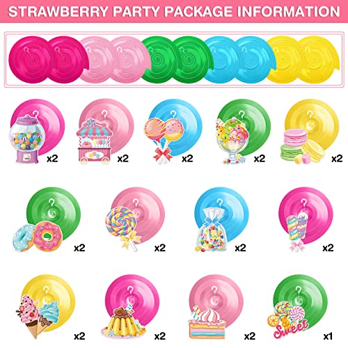55 Pcs Sweet Candyland Party Decoration