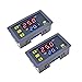 2PCS 12V 24V 220V delay Timer Infinite Cycle delay Dual Digital Display time Relay Module Multifunctional (24V)