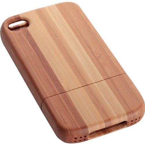 BONAMART Limited Luxury IPH2202-4 Bamboo Case for iPhone 4/4S - 1 Pack - Retail Packaging - Bamboo BONAMART Limited Luxury IPH2202-4 Bamboo Case for iPhone 4/4S - 1 Pack - Retail Packaging - Bamboo