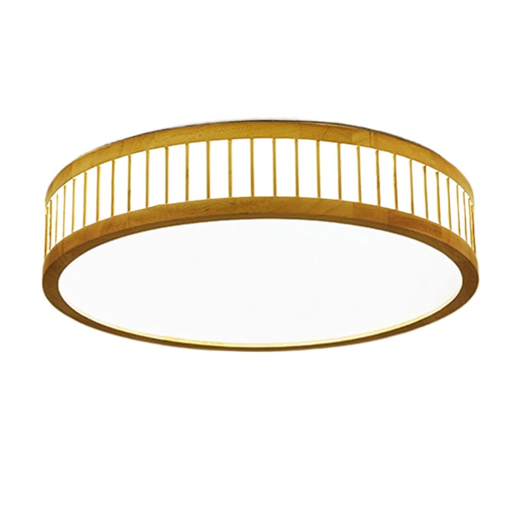 Plafonnier LED bois minimaliste et acrylique haute qualité épurée
