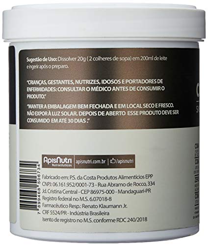 Achocolatado Em Po Sabor Coco 200G, Apisnutri