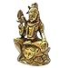 GURU JEE™ Brass Statue Small Lord Shiva Idol Hindu God Shiv Bhagwan Murti for Home Mandir Temple Religious Gifts Showpiece