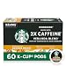 Starbucks Plus Coffee Blonde Roast 2X Caffeine Single Cup Coffee for Keurig Brewers, 6 Boxes of 10 (60 Total K-Cup Pods)