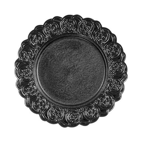 Platos de cena negros 13 pulg. pack x100 miniatura 5