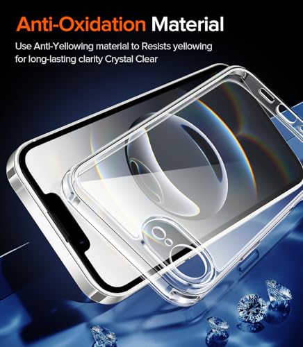 Image of ivoler 3-in-1 Case for iPhone 17e /16e 6.1 inch, Clear