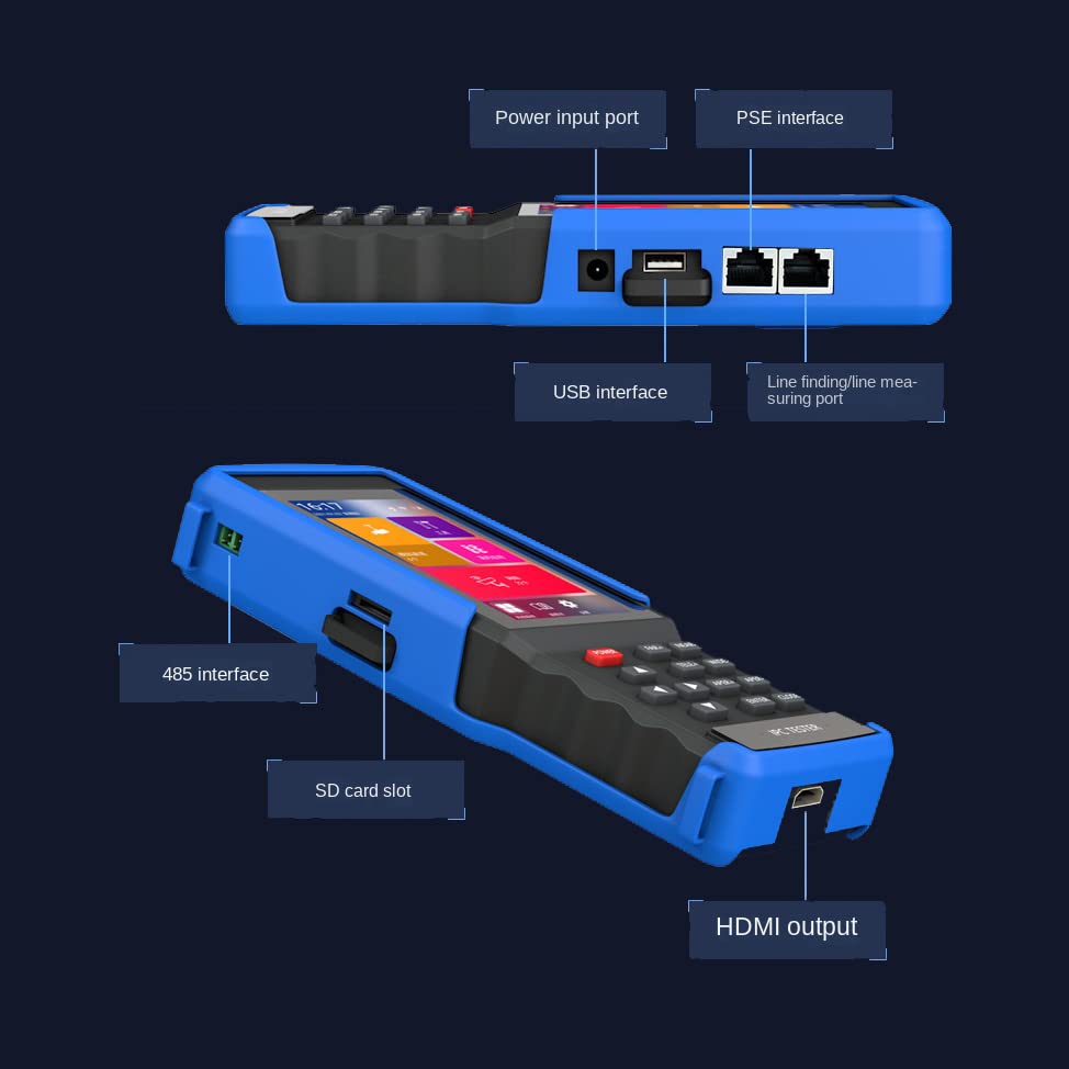 IPC9310SN Camera Tester Ports Overview