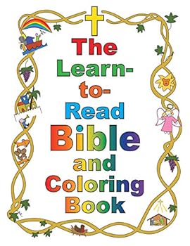 Paperback The Learn-to-Read Bible and Coloring Book