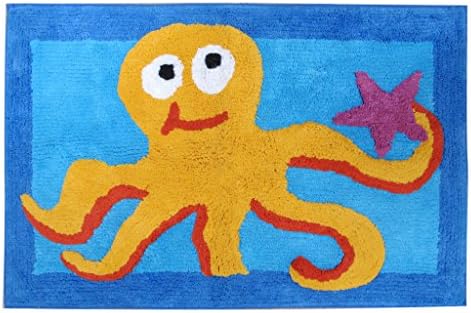 Allure Home Creation Fish Tails 100% Cotton 20"x30" Oblong Bath Rug