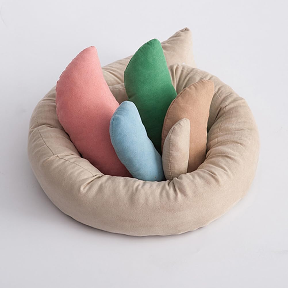 ABOOFAN Pcs Newborn Photography Prop Posing Beans Bag Professional Baby Photo Posing Aid Pillow Photograph Set for Baby Newborn Infant Photoshoot Props