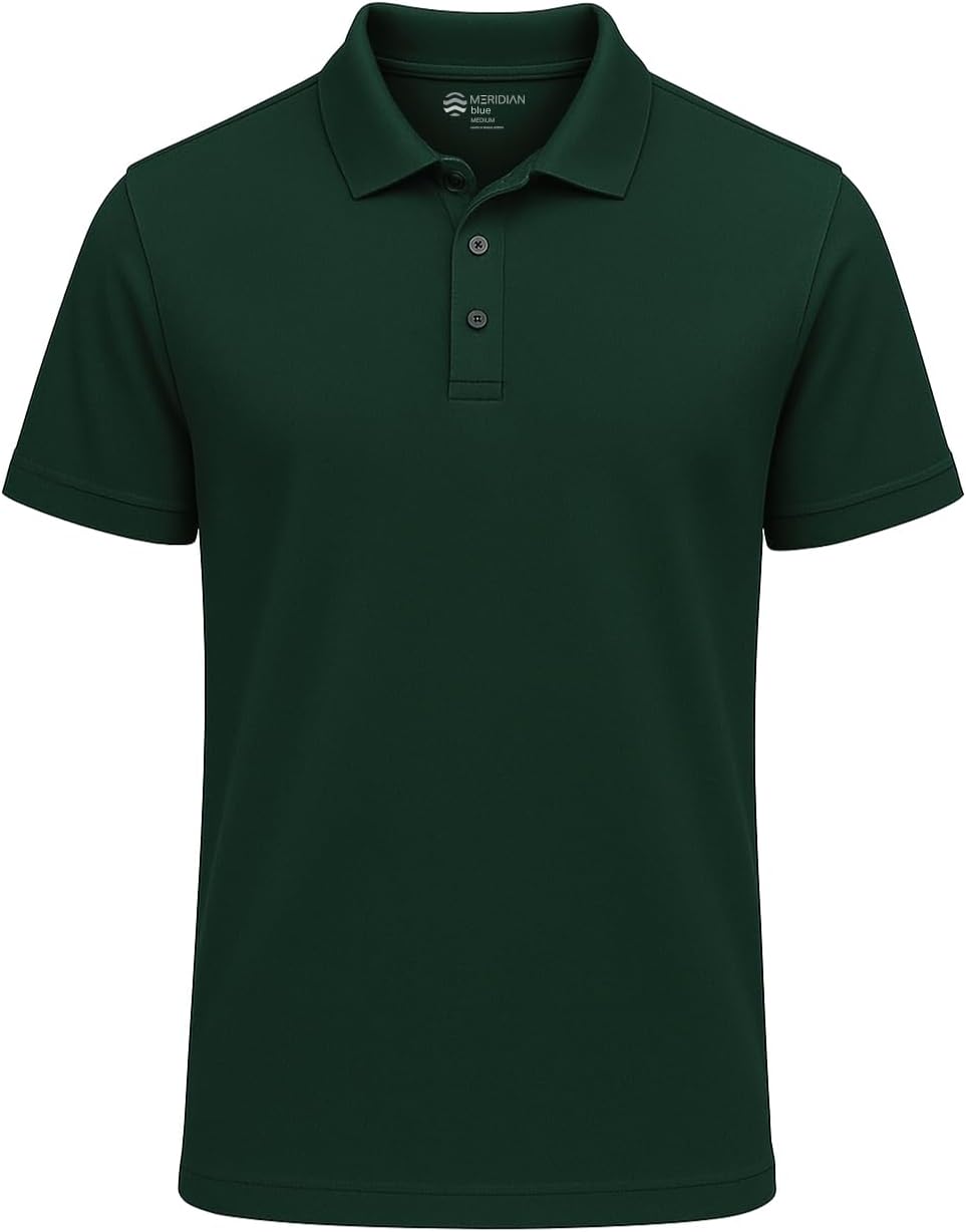 Men's 670 Short Sleeve Polo Shirt with Moisture Wicking and Odor Control.