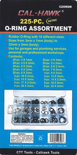 SWORDFISH 00201 419pc Universal Metric O-Ring Assortment SWORDFISH 00201 419pc Universal Metric O-Ring Assortment