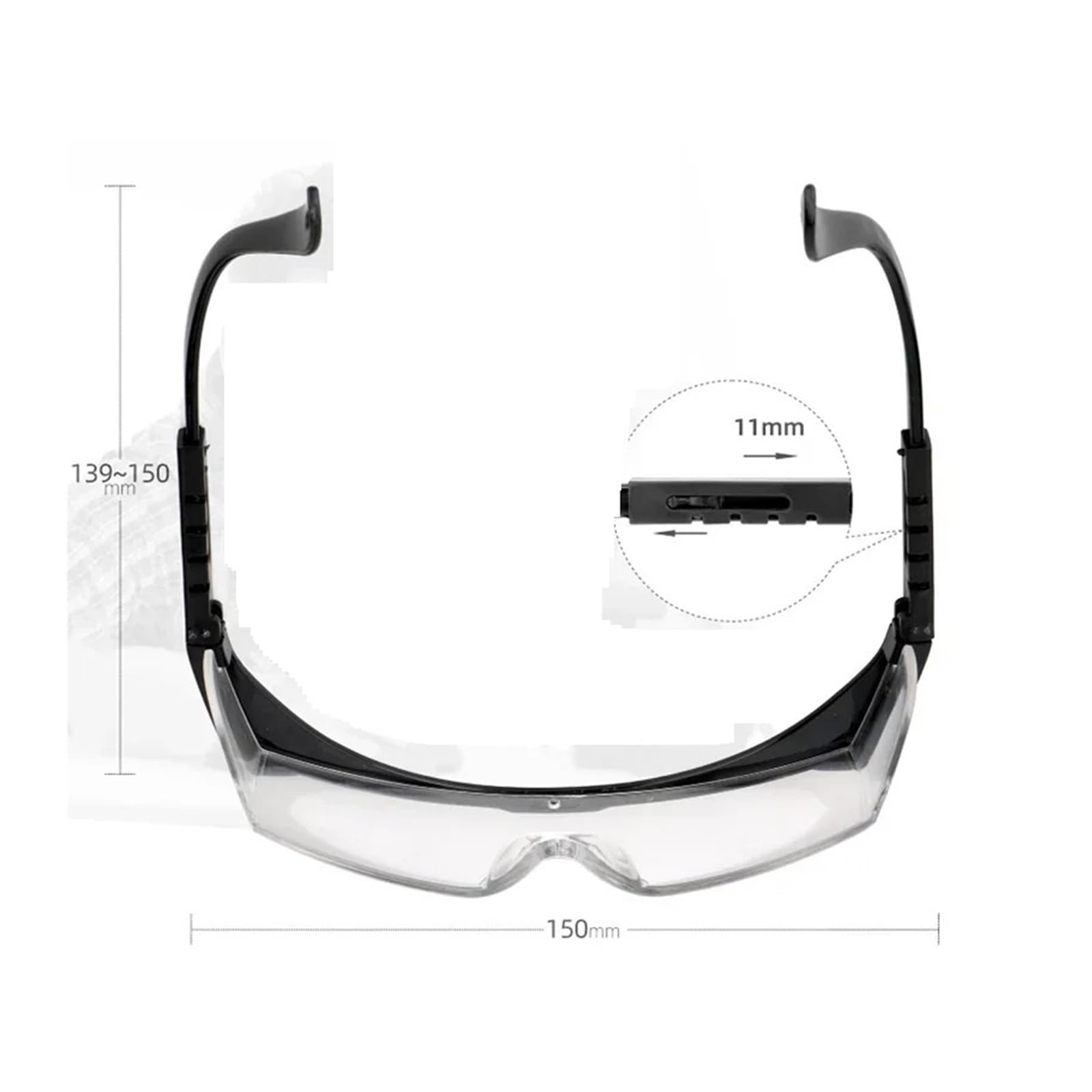 Gafas de seguridad, 20 gafas de ciclismo a prueba viento y polvo, protectoras seguridad for el trabajo, antisalpicaduras protección ocular