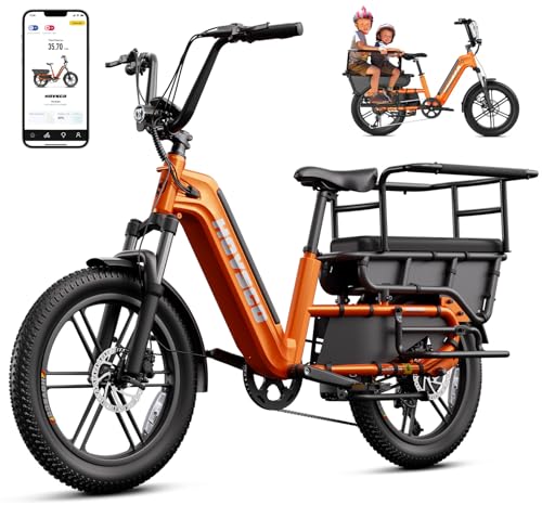 HOVSCO Family Electric Bike with Child Seat -...