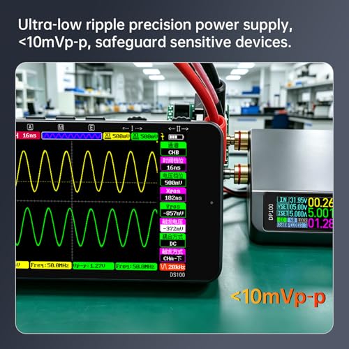 Image of DP100 DC Power Supply Variable, 30V 5A Bench Supply, Adjustable Regulated Digits Display Mini Portable Lab Voltage Regulator Switch 100W (DP100-1-C2C-PD65W)