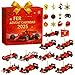 HTLNUZD 2025 Formula Racing Advent Calendar Christmas Racing Themed Blind Box with Customized F1 Car Pendant Collection Ornaments (F1-A)