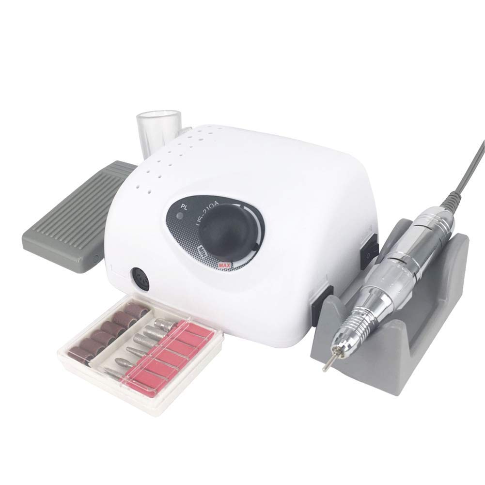Máquina Portátil Lima de uñas 35000 RPM Torno uñas Aparato Manicura Pedicure Máquina Barniz Uña Pulidora Broca Banda de Lijado