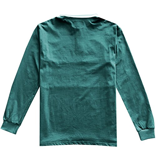 Kings Of NY Classic Mens Long Sleeve Sports Polo Rugby Shirt2