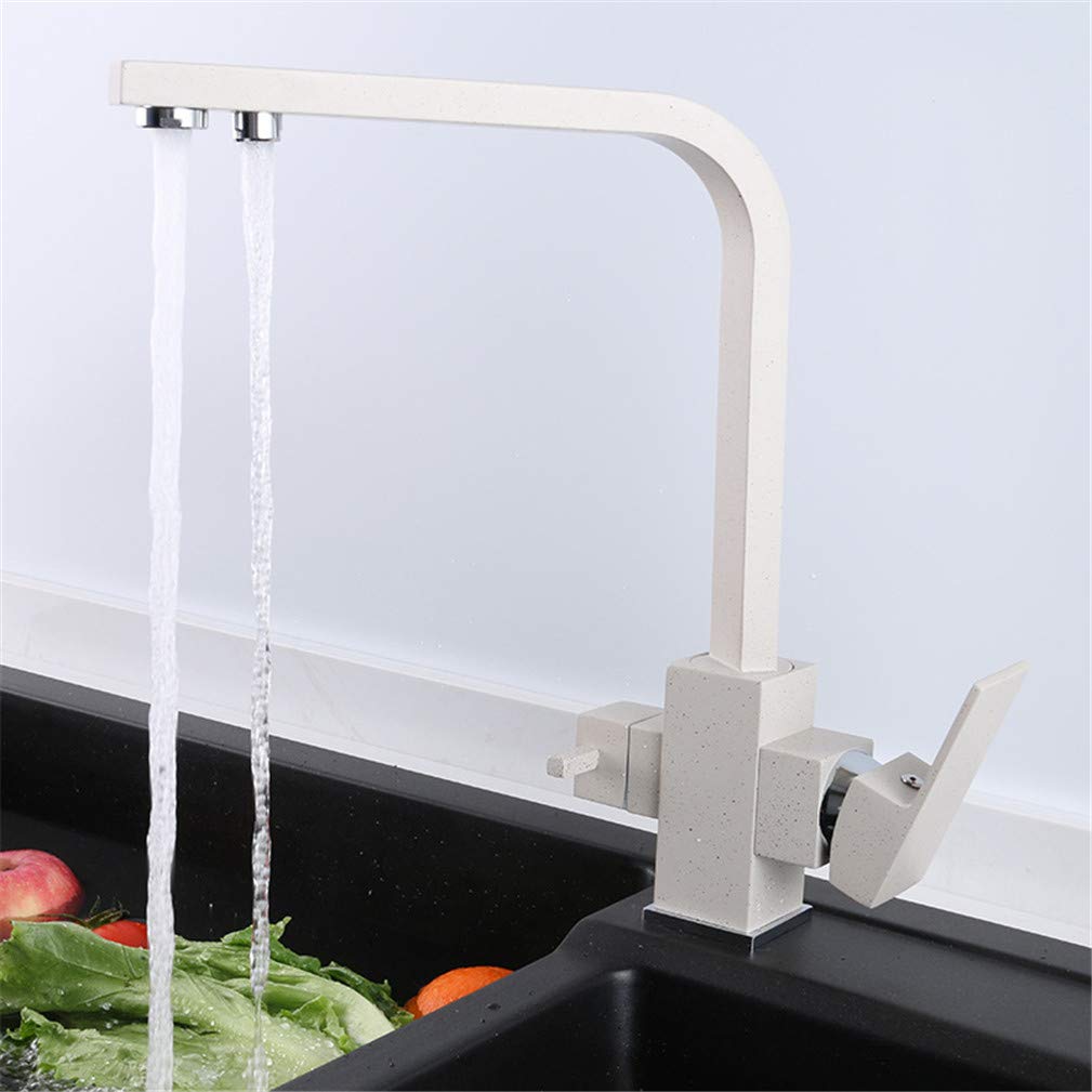 Robinet de cuisine moderne pour évier avec cartouche de filtration intégrée