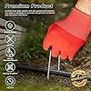 FEED GARDEN 6 Inch 50 Pack Hot-dip Galvanized Landscape Staples Plant Cover Stakes 11 Gauge Tent Stakes Garden Stakes Landscaping Fabric SOD Pins Yard Stakes for Decoration Weed Barrier Fabric #3