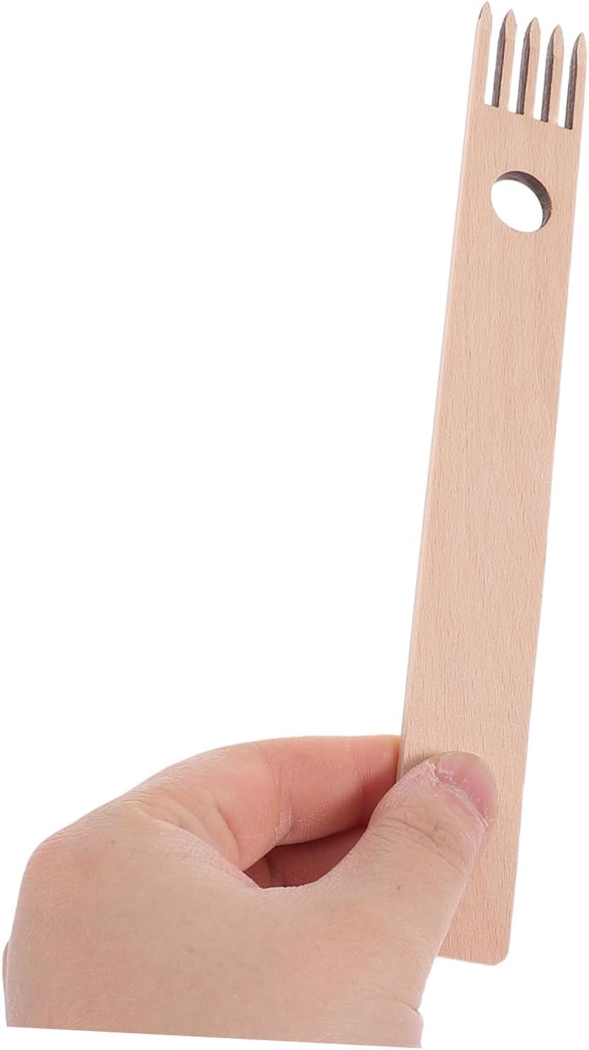 DOITOOL 1set Wooden Weaving Supplies Portable Crochet Needles Accessories for Tapestry and Blanket Making Beginner-Friendly Tools for Weaving Enthusiasts