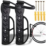 Valle Verde 2X Fahrrad Wandhalterung, Haken, Fahrradhalter - Vertikal, Wandmontage, bis 30kg -...