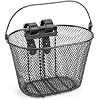 CXWXC Kids Bike Basket - Front Bicycle Bike Basket for Boys and Girls - Bike Baskets with Adjustable PU Straps, Suitable for Most Childrens Bicycles and Kids Tricycles