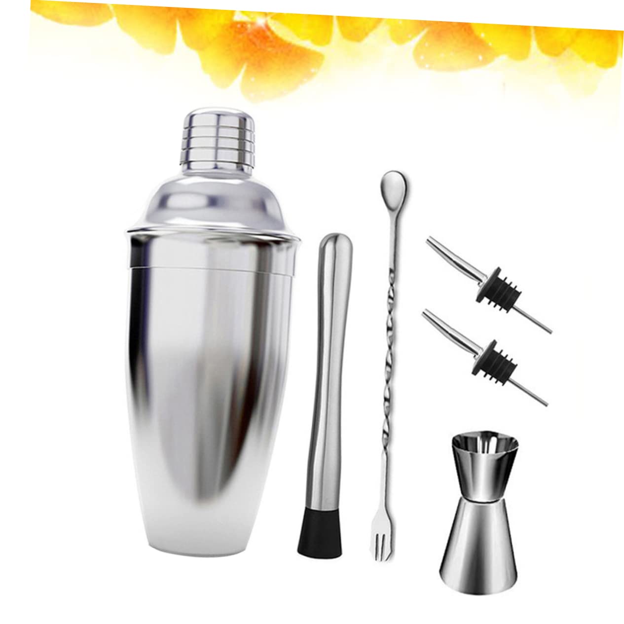 COLLBATH 6pc Cocktail Stand Mixer Bar Werkzeuge Edelstahl Bar Wein Shaker
