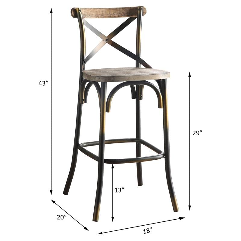 Acme Zaire Armless Bar Stool