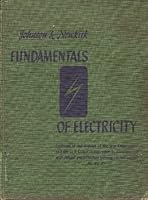 Fundamentals of Electricity: a Pre-Induction Text B000IU7XK2 Book Cover