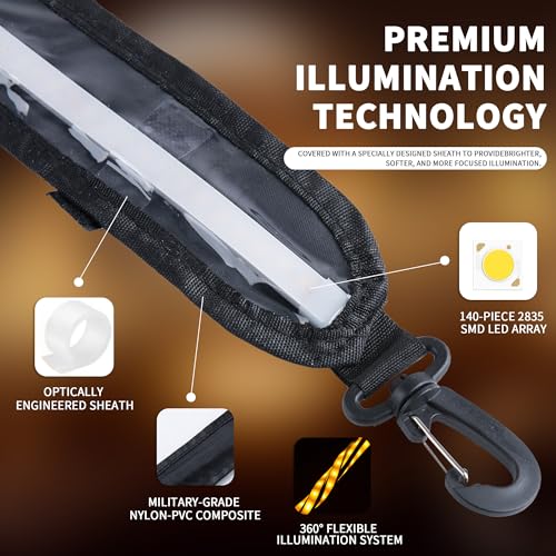 Tira de Luz LED de 4 pies 12V Dimmable para Camping y AUTO miniatura 4