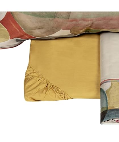 Fazzini Bling Completo Lenzuola - Taglia: 2 piazze,Colore: BLICOBO-8 - OCRA