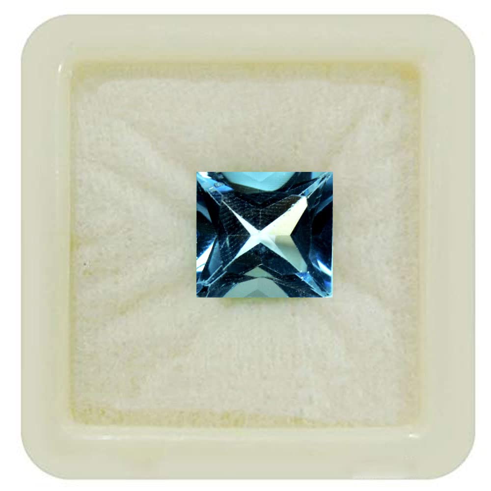 Blue Topaz Dhanu Rashi Birthstone Buy Sagittarius Birth Color Online