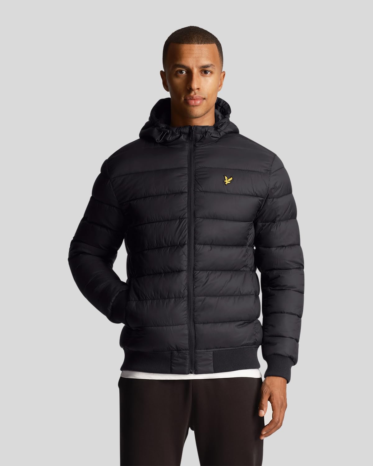 Lyle & Scott Uomo Giacca Imbottita, Graystone