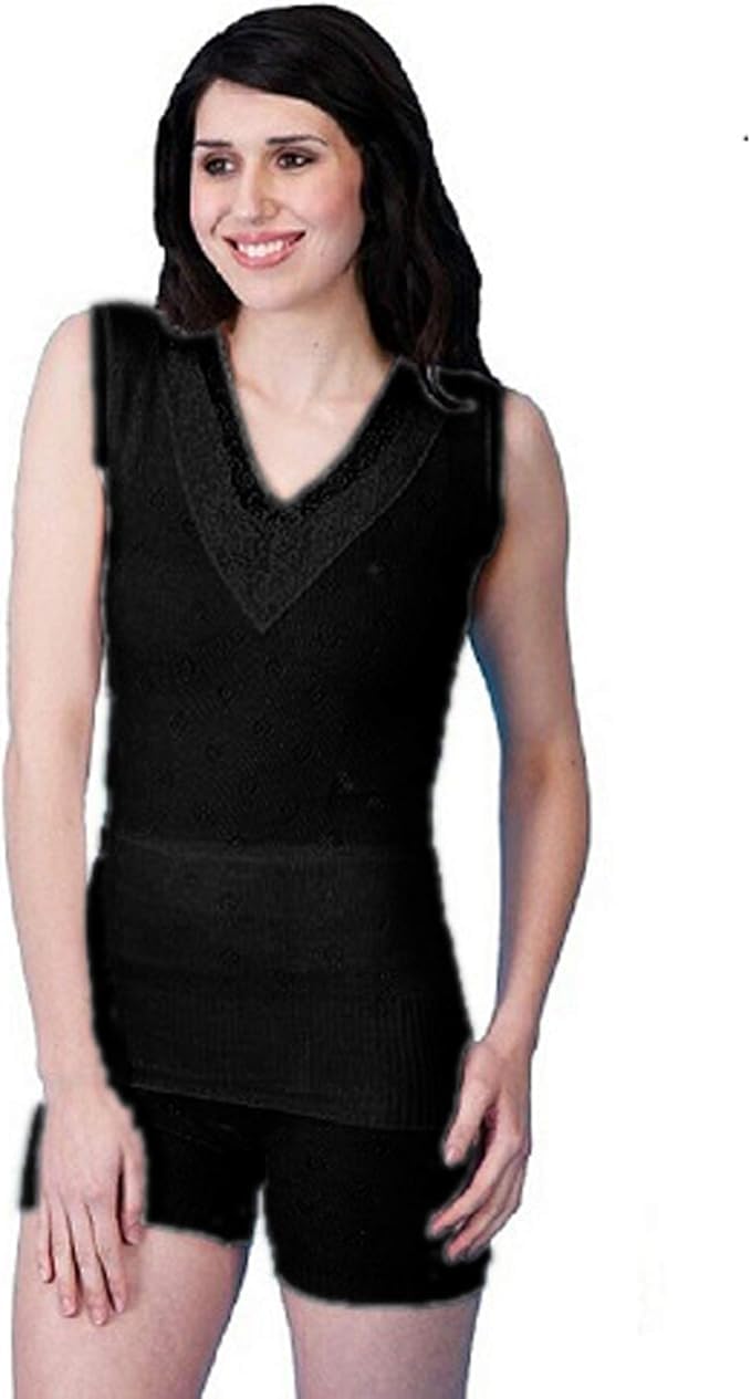 Prime Products Ladies Women,s Thermal Underwear Short Long Sleeve Tops Vest & Long John UK Made (XX-Large 20-22, Long John)