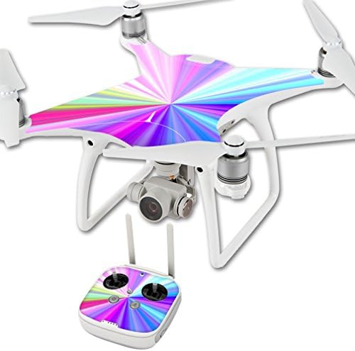 MightySkins - Pegatina para piel (compatible con DJI, 100 unidades), color negro