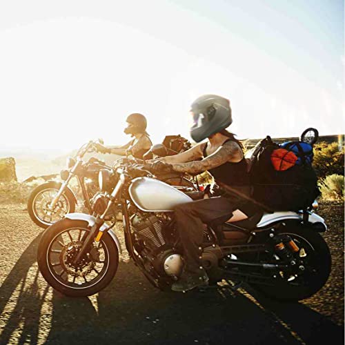 Helmo Motorcycle Helmet Dot/Fmvss 218 Approved Full Face Motorcycle Street Bike Helmet Unisex-Adult Motorcycle Racing Modular Street Helmet Matt Black… (X-Large) #TOP5