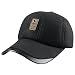 Men's Winter Warm Woolen Peaked Baseball Cap Hat With Earmuffs Metal Buckle