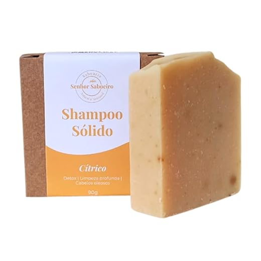 Shampoo Limpeza Profunda Cabelos Oleosos Senhor Saboeiro - Controle da Oleosidade Excessiva100g