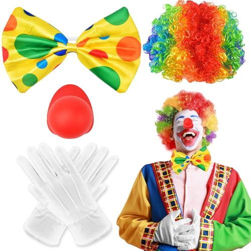 KESOCORAY Adult Clown Costume Accessories